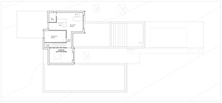 Propuesta para una vivienda unifamiliar en la sierra de Córdoba.