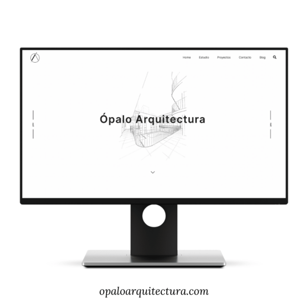 Nueva página web de ópalo arquitectura, arquitectos en córdoba, metodología BIM, visualización 3D